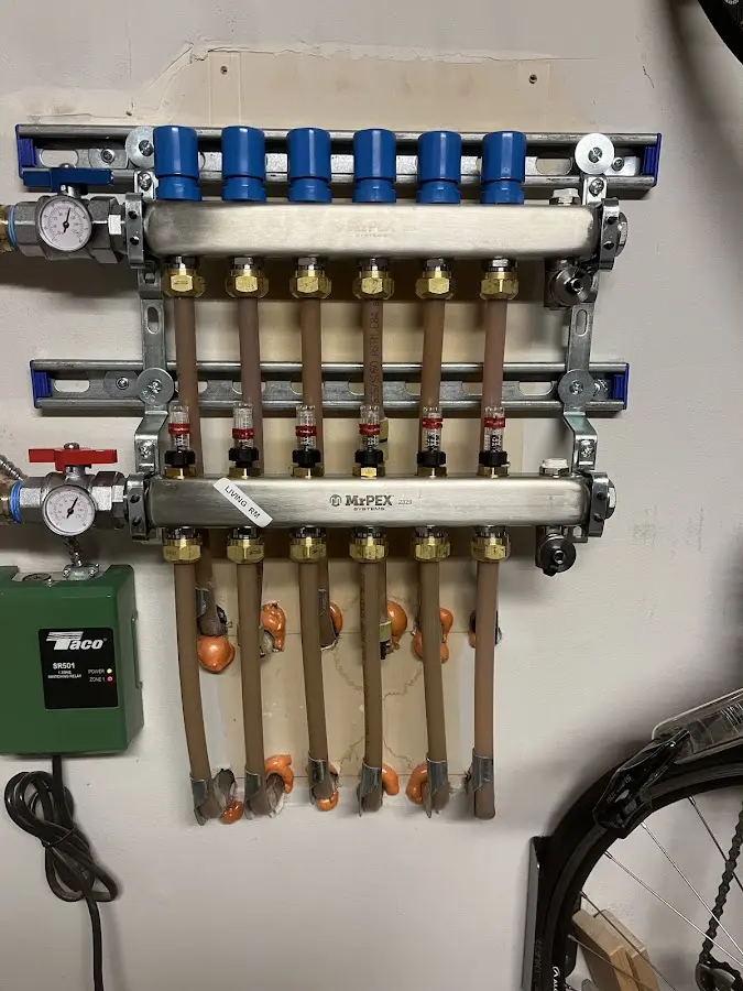 Plumber performing Leak Detection at a residential property in Delanco